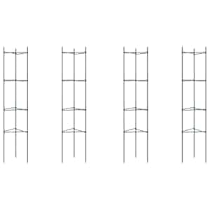 Podpěrné klece pro rajčata 4 ks 154 cm ocel a PP - obrázek 2