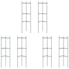 vidaXL tomatitaime tugi 6 tk, 116 cm, teras ja PP