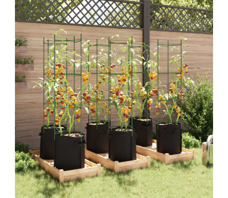 AC Infinity Planten pot, set van 5 stuks, plantenzak, van 500 g dikke niet-geweven stof, ca. 3,8 liter, herbruikbaar, met beluchting, multifunctionele ringen, voor fruit, groenten en bloemen