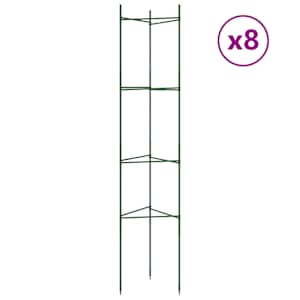 Podpěrné klece pro rajčata 8 ks 154 cm ocel a PP - obrázek 2