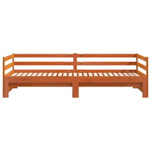 Válenda s přistýlkou voskově hnědá 80 x 200 cm masivní borovice - obrázek 7