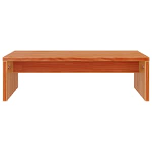 Stojan na monitor voskově hnědý 50x27x15 cm masivní borovice - obrázek 5