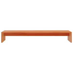 Stojan na monitor voskově hnědý 100x27x15 cm masivní borovice - obrázek 4