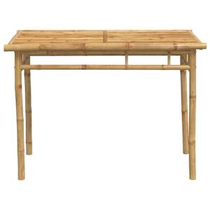 Zahradní jídelní stůl 110 x 55 x 75 cm bambus - obrázek 4
