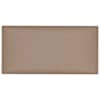 vidaXL Seina Peatsi 12 tk 30 x 15 cm Cappuccino kangas