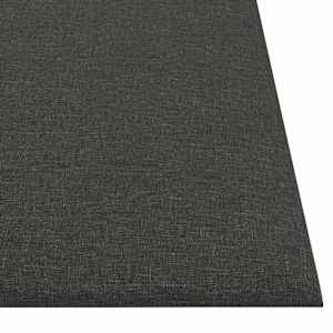Nástěnný čelník 12 pcs 30 x 30 cm Tmavě šedá textil - obrázek 5