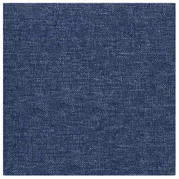 vidaXL Seina Peatsi 12 tk 30 x 30 cm Sinine kangas