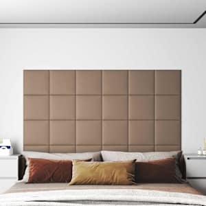 Nástěnný čelník 12 pcs 30 x 30 cm Cappuccino textil - obrázek 1