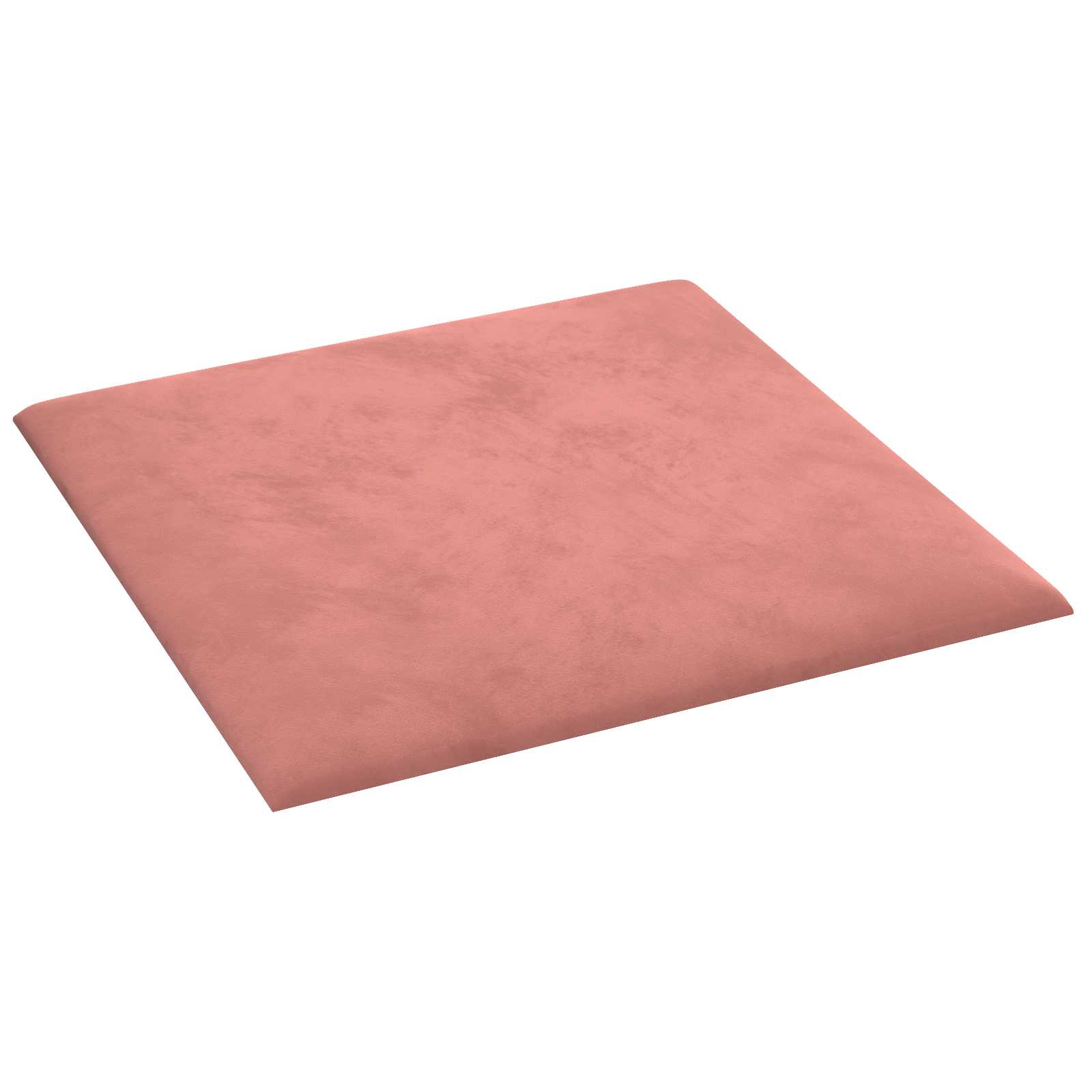 Wandhoofdbord 12 pcs Roze 30 x 30 cm Fluweel image 4