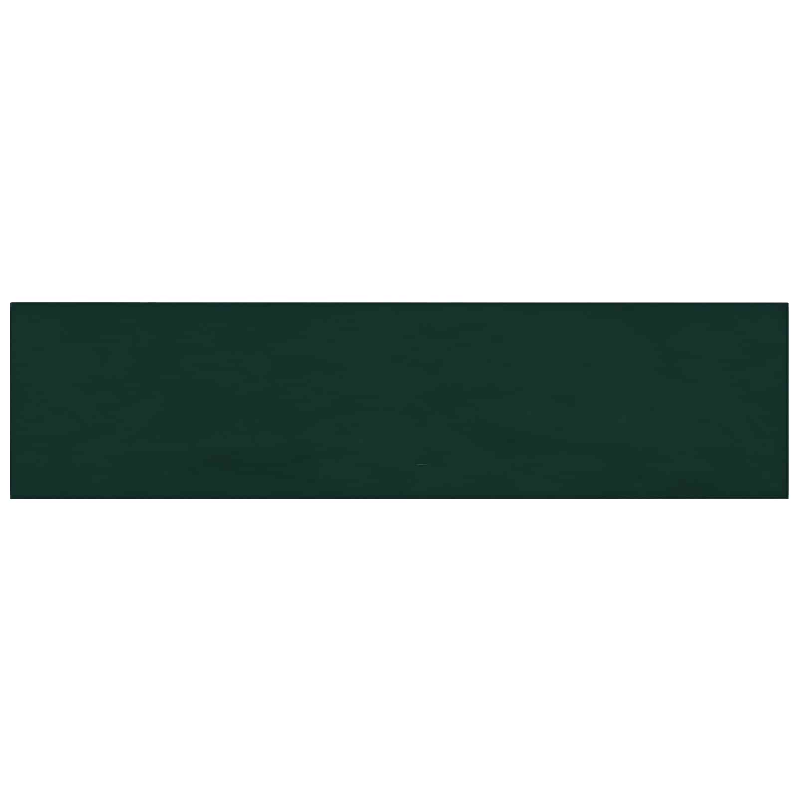 Wandhoofdbord 12 pcs Donkergroen 60 x 15 cm Fluweel image 2