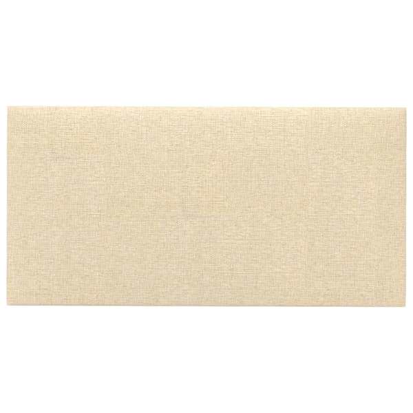 vidaXL Seina Peatsi 12 tk 60 x 30 cm cream kangas