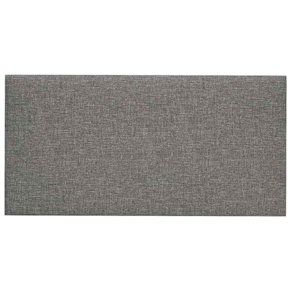 vidaXL Seina Peatsi 12 tk 60 x 30 cm Helehall kangas