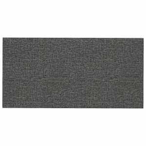 vidaXL Seina Peatsi 12 tk 60 x 30 cm Tumehall kangas