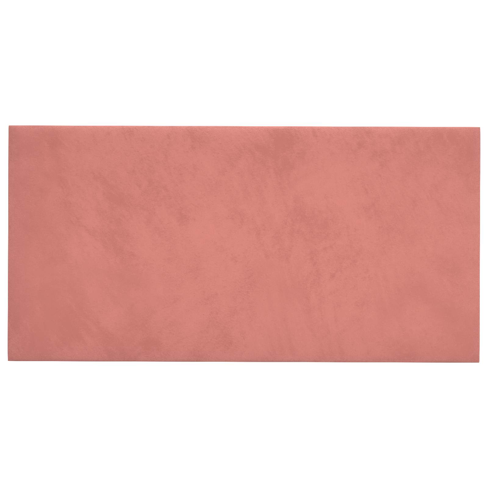 Wandhoofdbord 12 pcs Roze 60 x 30 cm Fluweel image 2