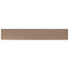 vidaXL Seina Peatsi 12 tk 90 x 15 cm Cappuccino kangas