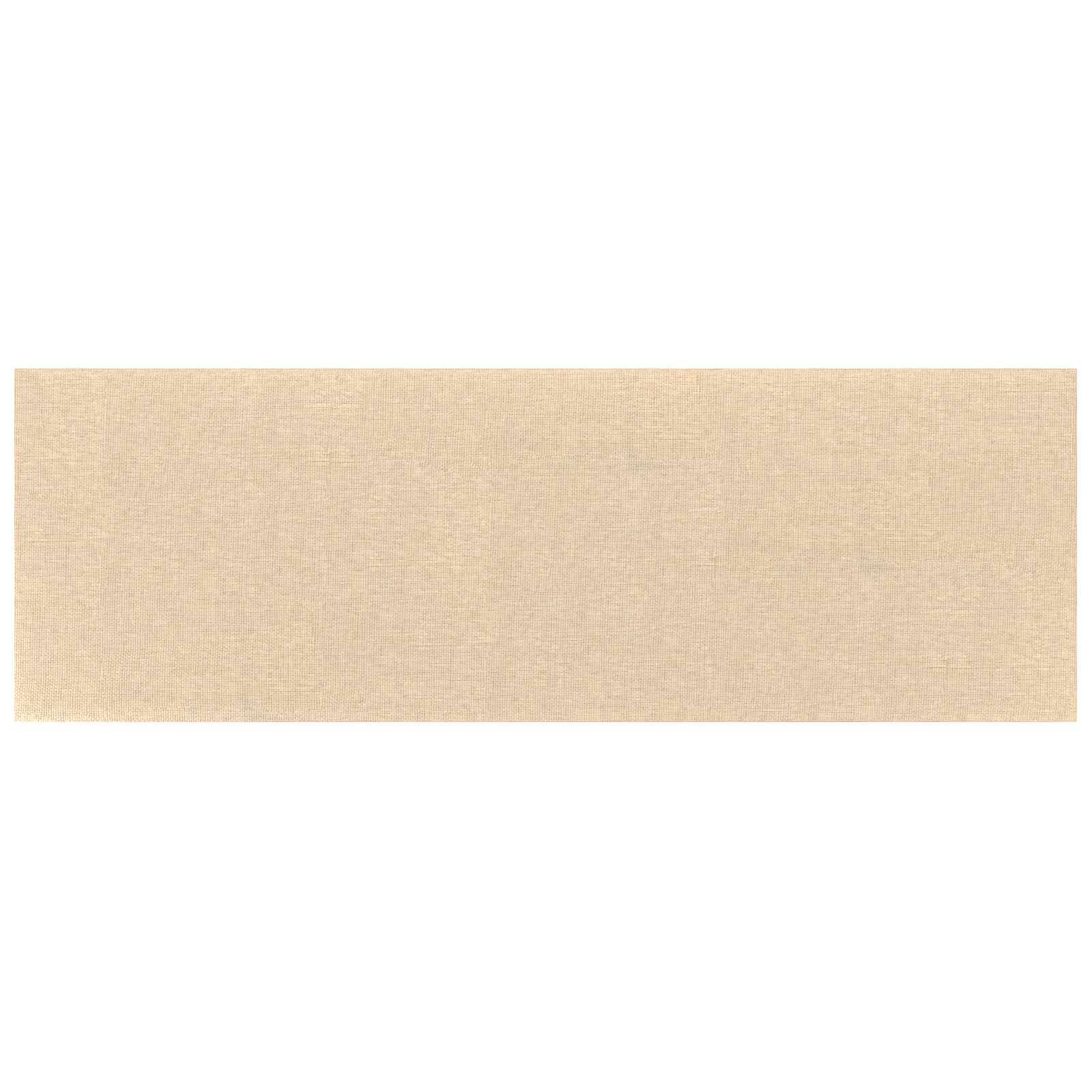 vidaXL Nástěnný čelník 12 ks 90 x 30 cm Krémová textil