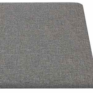 Nástěnný čelník 12 pcs Světle šedá 90 x 30 cm textil - obrázek 5