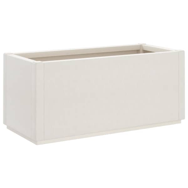 vidaXL aia taimekast, valge, 80 x 36 x 35 cm, PP