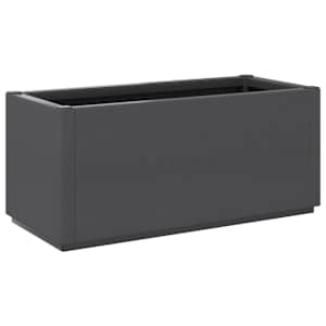 Zahradní truhlík tmavě šedý 80 x 36 x 35 cm PP - obrázek 6