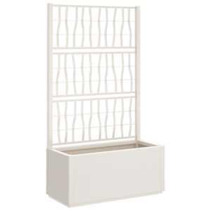 vidaXL v&otilde;rega taimekast, valge, 80 x 36 x 140 cm, PP