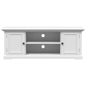 TV skříňka bílá 110 x 30 x 41 cm kompozitní dřevo - obrázek 5