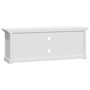 TV skříňka bílá 110 x 30 x 41 cm kompozitní dřevo - obrázek 7