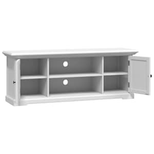 TV skříňka bílá 110 x 30 x 41 cm kompozitní dřevo - obrázek 8