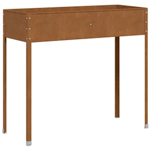 vidaXL taimekast, hall, 100,5x40,5x90 cm, ilmastikukindel teras