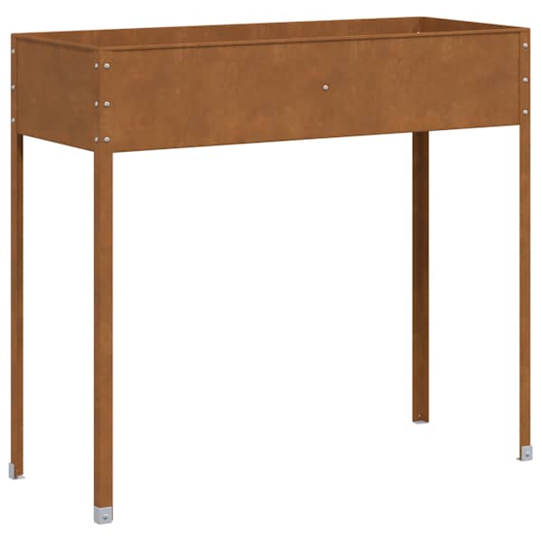 vidaXL taimekast, hall, 100,5x40,5x90 cm, ilmastikukindel teras