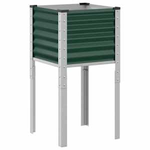 vidaXL aia lillepott, roheline, 45 x 45 x 88 cm, teras