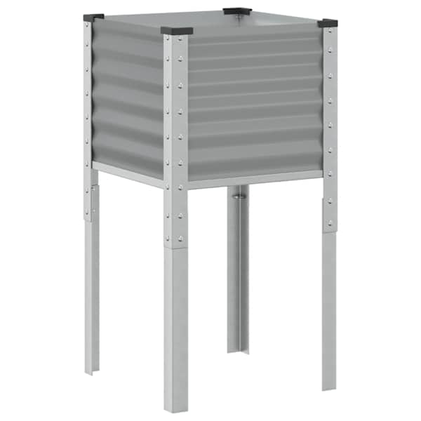 vidaXL aia taimekast, hall, 45x45x88 cm, teras