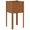 vidaXL aia lillepott 45 x 45 x 88 cm ilmastikukindel teras