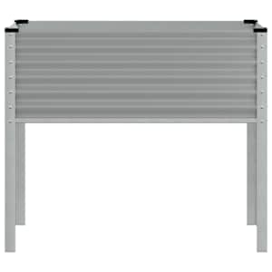 Zahradní truhlík šedý 100 x 45 x 90 cm ocel - obrázek 4