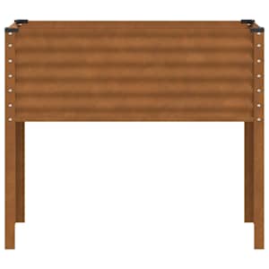 Zahradní květináč 100 x 45 x 90 cm, odolný proti povětrnostním vlivům, ocel - obrázek 4