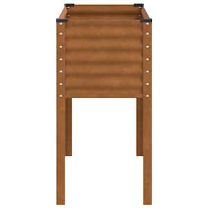 Zahradní květináč 100 x 45 x 90 cm, odolný proti povětrnostním vlivům, ocel - obrázek 5