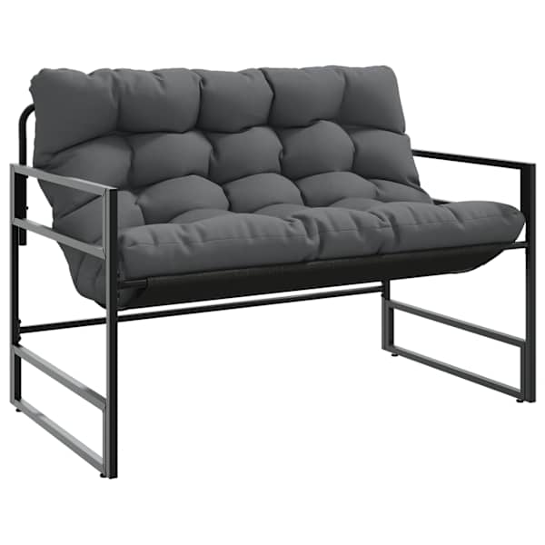 vidaXL aiapink koos istmepadjaga, antratsiithall, 113 cm, teras