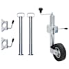 vidaXL haagise tugiratas 60 mm 2 tugitoru ja 3 klambriga
