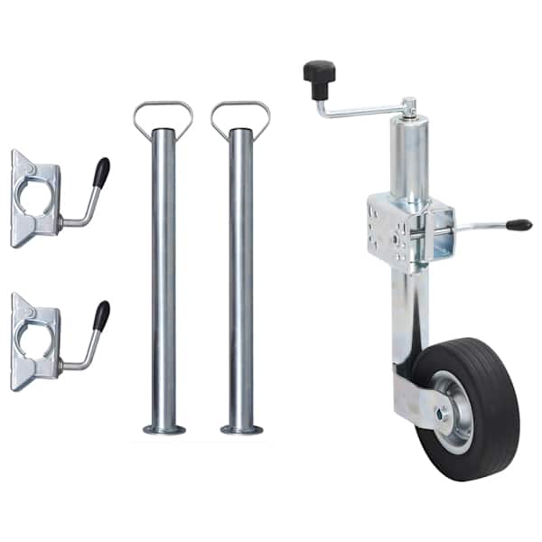 vidaXL haagise tugiratas 60 mm 2 tugitoru ja 3 klambriga