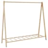 vidaXL riiulitega riidenagi, 106x34x102 cm, bambus
