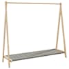 vidaXL riiulitega riidenagi, 106x34x102 cm, bambus