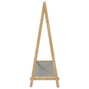 Stojan na oblečení s policemi 106x34x102 cm bambus - obrázek 5