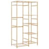 vidaXL riiulitega riideriiul 100x50x184,5 cm bambusest