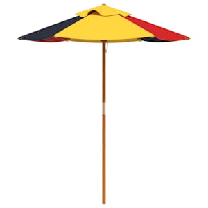 vidaXL aia vihmavari lastele puidust varrega &Oslash;120x140 cm