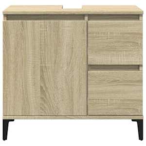 Koupelnová skříňka dub sonoma 65 x 33 x 60 cm kompozitní dřevo - obrázek 4