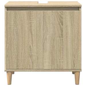 Skříňka pod umyvadlo dub sonoma 58x33x60 cm kompozitní dřevo - obrázek 4