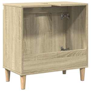 Skříňka pod umyvadlo dub sonoma 58x33x60 cm kompozitní dřevo - obrázek 6