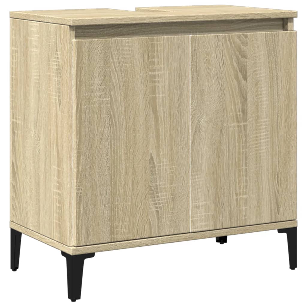 vidaXL Skříňka pod umyvadlo dub sonoma 58x33x60 cm kompozitní dřevo