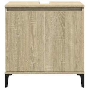 Skříňka pod umyvadlo dub sonoma 58x33x60 cm kompozitní dřevo - obrázek 4
