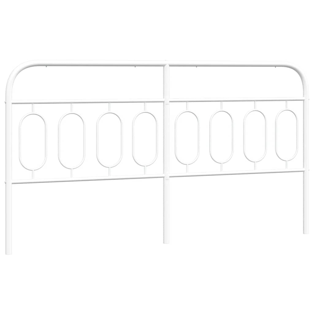 Thumbnail - vidaXL Ersatz-Kopfteil Metall Weiß 160 cm