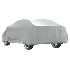 Autopotah pro sedan s popruhy na přezky celý stříbrný M - obrázek 7
